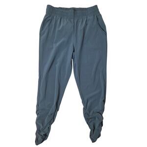 Prana Midtown Capri Ruched Jogger - Black - Medium